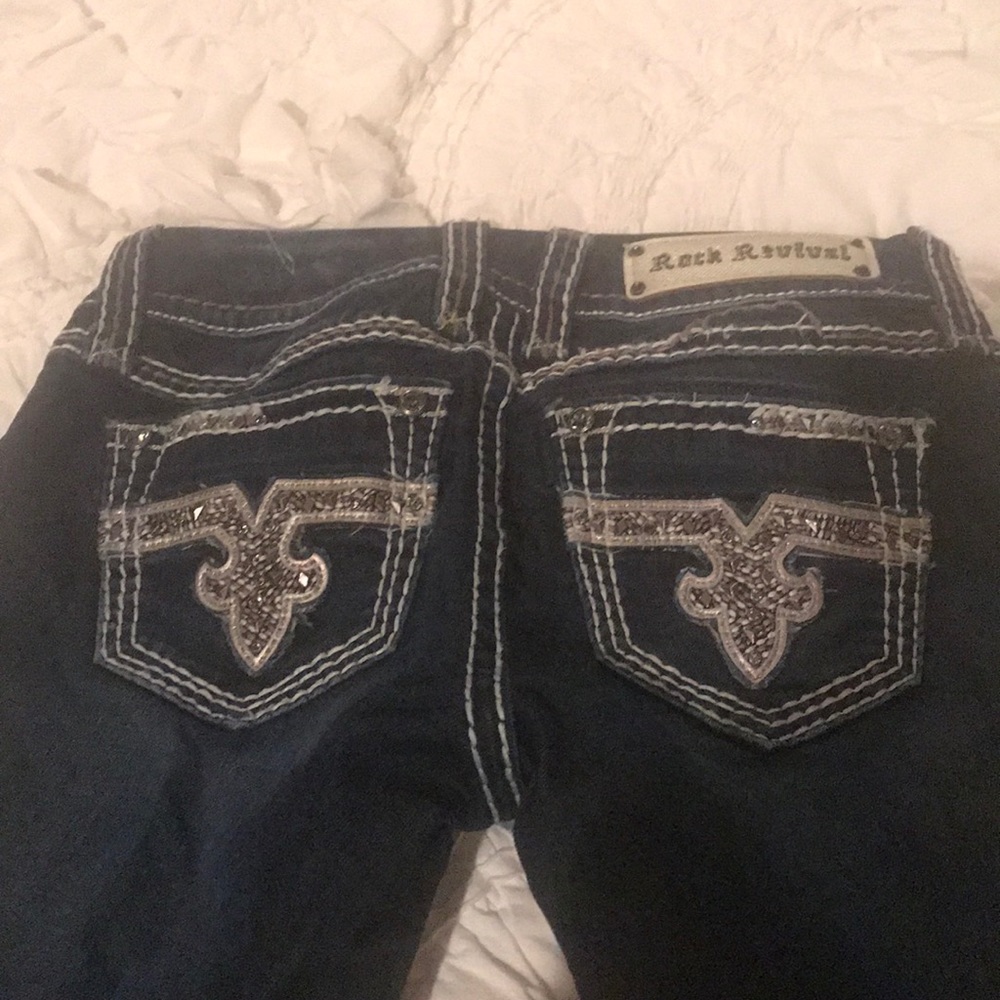 Rock Revival. Slim. Jeans. Shorter length